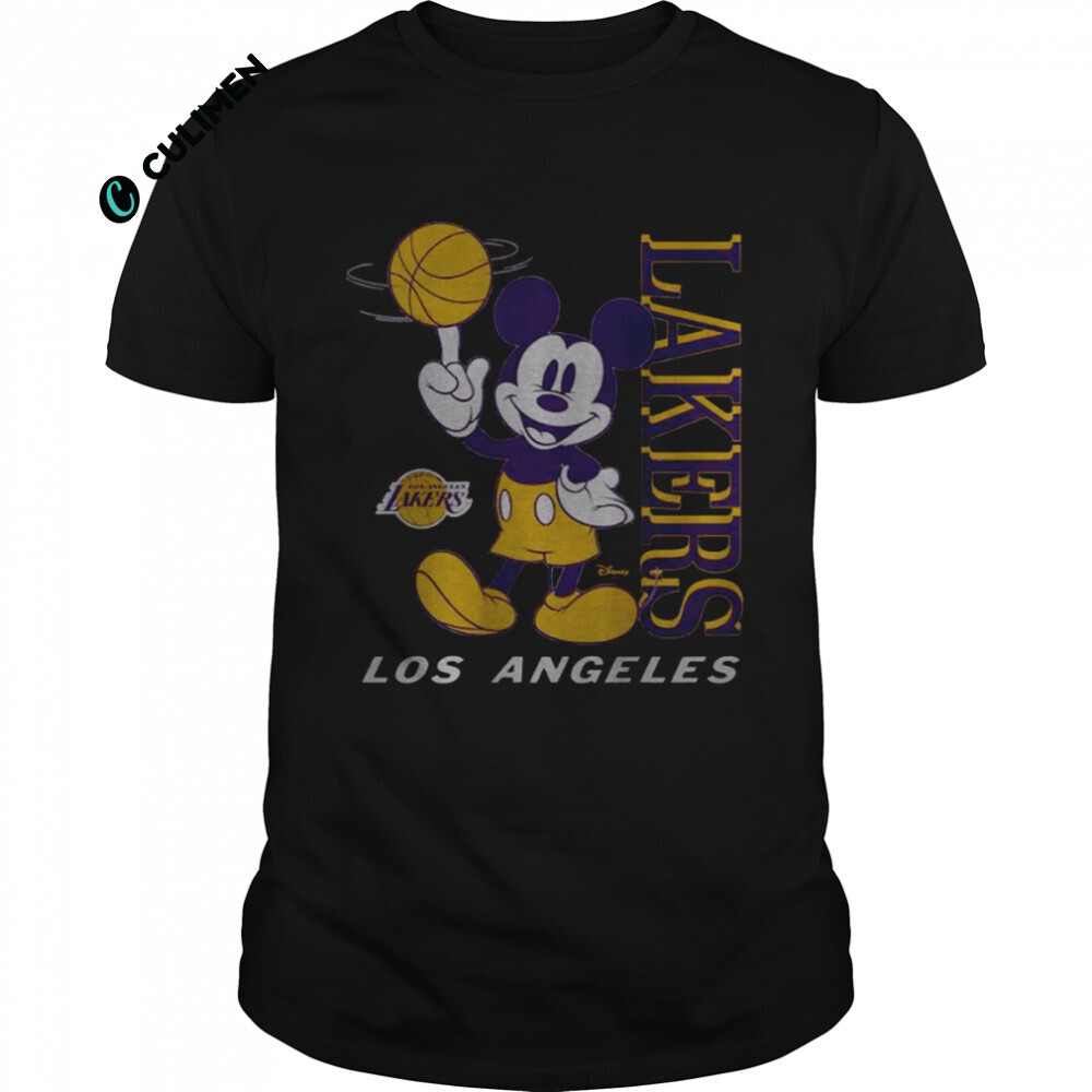 Los Angeles Lakers Junk Food Disney Mickey Baller shirt - Culimen